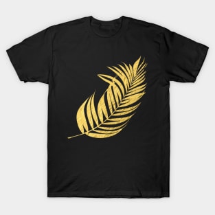 GOLDEN PALM LEAF T-Shirt